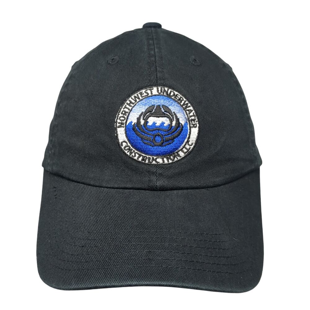 Northwest Underwater Construction Llc Fitted Baseball Cap Black M Port Authority